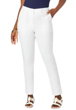 Jessica London Women’s Plus Size Straight Leg Chino Pant -Style Haven Shop GUEST 71a682e3 0221 4f9d 810a 2e3fe32f8bc6