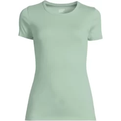 Lands' End Women's Cotton Rib Short Sleeve Crewneck T-shirt 30 Lands' End Women's Cotton Rib Short Sleeve Crewneck T-shirt -Style Haven Shop GUEST 71b8dfd8 e506 47b1 9905 031fc4e33a4c