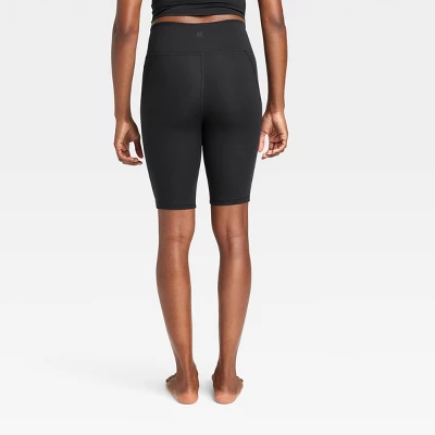 Women's Brushed Sculpt High-Rise Bike Shorts 10" - All In Motion™ 3 Women's Brushed Sculpt High-Rise Bike Shorts 10" - All In Motion™
