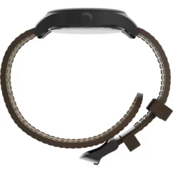 Men's Timex Expedition Scout Watch With Leather Strap - Black/Brown T49963JT