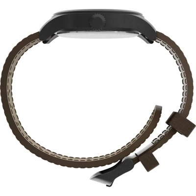 Men's Timex Expedition Scout Watch With Leather Strap - Black/Brown T49963JT 3 Men's Timex Expedition Scout Watch With Leather Strap - Black/Brown T49963JT