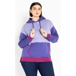 Women's Plus Size Tahlia Hoodie - Purple | AVENUE LEISURE -Style Haven Shop GUEST 77bb3803 2dd4 44c5 ab66 762996f9ffba