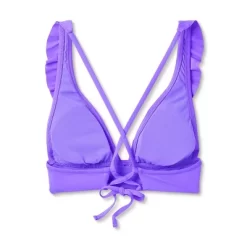 Women's Ruffle V-Neck Longline Triangle Bikini Top - Shade & Shore™ 16 Women's Ruffle V-Neck Longline Triangle Bikini Top - Shade & Shore™ -Style Haven Shop GUEST 782fca71 cfc2 4d52 a0ca 302843cdffda