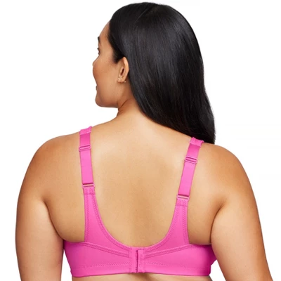 Glamorise Womens No-Bounce Camisole Sports Wirefree Bra 1066 Rose Violet 3 Glamorise Womens No-Bounce Camisole Sports Wirefree Bra 1066 Rose Violet