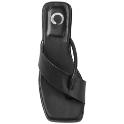 Journee Collection Womens Mina Tru Comfort Foam Flip Flop Low Block Heel Sandals -Style Haven Shop GUEST 7d2b045e 4bcd 46c5 8824 139f7b7ea47f