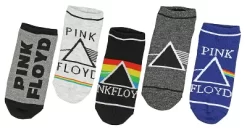 Pink Floyd Unisex Dark Side Of The Moon 5 Pair Mix And Match Ankle Socks Multicoloured