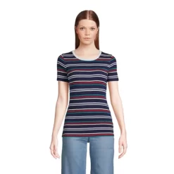 Lands' End Women's Cotton Rib Short Sleeve Crewneck T-shirt 28 Lands' End Women's Cotton Rib Short Sleeve Crewneck T-shirt -Style Haven Shop GUEST 7de678fb 30bc 47ed 92cd b1a06bd1859a