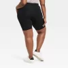 Women's High-Waisted Bike Shorts - Ava & Viv™ Black