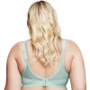 Glamorise Womens No-Sweat Mesh Sports Wirefree Bra 1068 Jade