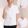 Allegra K Women's Short Sleeve Casual V Neck Chiffon Blouses 2 Allegra K Women's Short Sleeve Casual V Neck Chiffon Blouses -Style Haven Shop GUEST 806a105b 5295 44a9 b807 1cc3d38de9c7