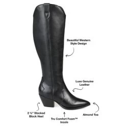 Journee Signature Womens Genuine Leather Pryse Wide Calf Almond Toe Pull On Knee High Boots 18 Journee Signature Womens Genuine Leather Pryse Wide Calf Almond Toe Pull On Knee High Boots -Style Haven Shop GUEST 811ca945 52e1 441f 9f66 190c2e1f317b