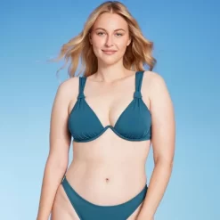 Women's Knot Detail Continuous Underwire Bikini Top - Shade & Shore™ -Style Haven Shop GUEST 81263085 ff31 41a0 83b3 735b26037031