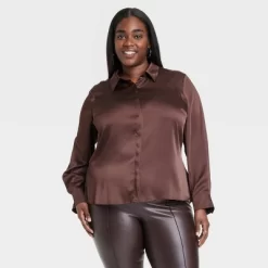 Women's Long Sleeve Button-Front Shirt - A New Day™ 17 Women's Long Sleeve Button-Front Shirt - A New Day™ -Style Haven Shop GUEST 82a3e25b 4417 4fe1 8232 a3b365875d33