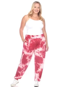 Women's Plus Size Tie Dye Harem Pants - White Mark -Style Haven Shop GUEST 85bc45d0 5308 4753 9f75 7bee95e1de2c
