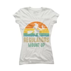 Junior's Design By Humans Regulators Mount Up Halloween Witch By RedBirdLS T-Shirt -Style Haven Shop GUEST 85df19af b876 48f5 9710 921995063aca
