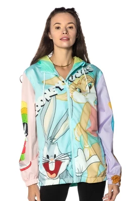 Members Only Women's Looney Tunes Colorblock Windbreaker Jacket 6 Members Only Women's Looney Tunes Colorblock Windbreaker Jacket - Image 4