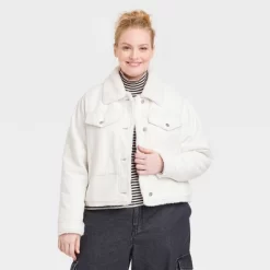 Women's Faux Fur Lined Trucker Jacket - Universal Thread™ Ivory -Style Haven Shop GUEST 88771e0e b478 4427 979e a270c6d9825a