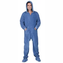 Footed Pajamas - Under The Sea Adult Hoodie Chenille Onesie