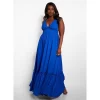 Rebdolls Women's Sasha Tiered Maxi A Line Dress - Royal Blue -Style Haven Shop GUEST 890238f2 aef6 4559 9ea7 2b290b91fdb7