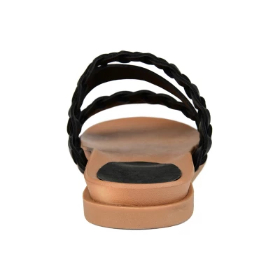 Journee Collection Womens Colette Slide Flat Sandals 4 Journee Collection Womens Colette Slide Flat Sandals - Image 2