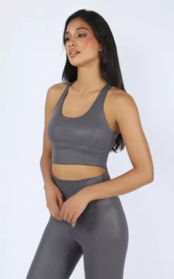 90 Degree By Reflex Womens Wonderlink Liquid Disco Foil Print Longline Racerback Warrior Bra -Style Haven Shop GUEST 8a47d80f 9274 4470 ba94 ac4a0d21da6c