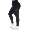 Plus Size High-Waist Mesh Fitness Leggings - White Mark 2 Plus Size High-Waist Mesh Fitness Leggings - White Mark -Style Haven Shop GUEST 8a7d14a1 90c4 41d4 9868 334aba20b5a9