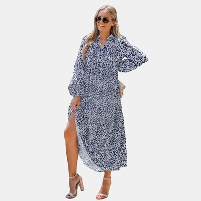 Women's Leopard Print Balloon Sleeve Maxi Dress - Cupshe 8 Women's Leopard Print Balloon Sleeve Maxi Dress - Cupshe - Image 6