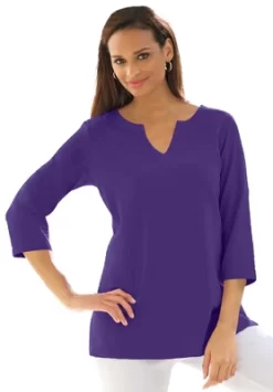 Jessica London Women’s Plus Size Notch Neck Tunic -Style Haven Shop GUEST 8b75ca78 09bc 49e3 8fa2 a4d2d07d66ea