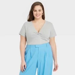 Women's Short Sleeve V-Neck Linen T-Shirt - A New Day™ -Style Haven Shop GUEST 8bcdad6a 7873 4844 ae32 2f68b2f2caa6