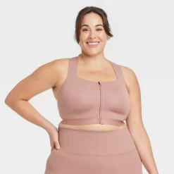 Women's High Support Sculpt Zip-Front Sports Bra - All In Motion™ -Style Haven Shop GUEST 8cf46591 08b4 4076 93df 8950f130c883