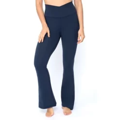90 Degree By Reflex Womens Wonderlink Madison High Elastic Free Crossover Waist Flare Leg Pant -Style Haven Shop GUEST 8d3717f0 233f 4f1e 9678 f63943a28b70