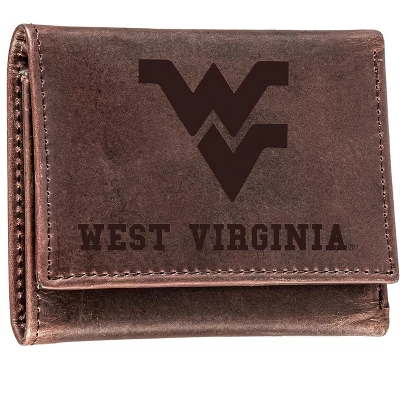 Evergreen West Virginia University Crazy Horse Collection Tri-Fold Wallet 3 Evergreen West Virginia University Crazy Horse Collection Tri-Fold Wallet