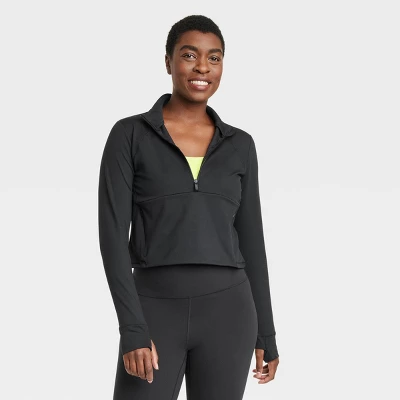 Women's 1/2 Zip Jacket - All In Motion™ 4 Women's 1/2 Zip Jacket - All In Motion™ - Image 2