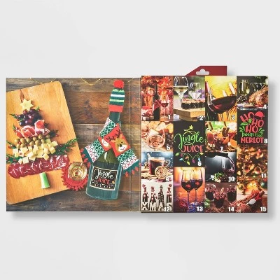 Women's 'The Most Wonderful Wine Of The Year' 15 Days Of Socks Advent Calendar - Assorted Colors 4-10 4 Women's 'The Most Wonderful Wine Of The Year' 15 Days Of Socks Advent Calendar - Assorted Colors 4-10 - Image 2