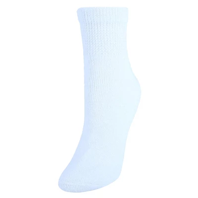 CTM Women's Cushioned Diabetic Ankle Socks (3 Pair Pack) 4 CTM Women's Cushioned Diabetic Ankle Socks (3 Pair Pack) - Image 3