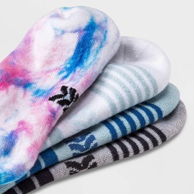 Women's Cushioned Tie-Dye 4pk No Show Athletic Socks - All In Motion™ 4-10 4 Women's Cushioned Tie-Dye 4pk No Show Athletic Socks - All In Motion™ 4-10 - Image 2