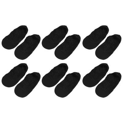 Unique Bargains Women Nylon Cotton Anti-Slip Breathable Lace Socks 6 Pairs 8 Unique Bargains Women Nylon Cotton Anti-Slip Breathable Lace Socks 6 Pairs - Image 6