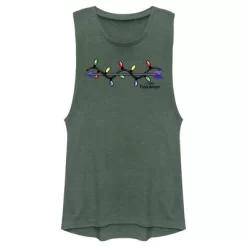 Junior's Marvel Hawkeye Holiday Arrow Festival Muscle Tee -Style Haven Shop GUEST 90d64032 990e 4eaa acb7 120dcd4c27ef