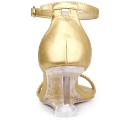 Allegra K Women's Ankle Strap Low Wedge Clear Heels Sandals -Style Haven Shop GUEST 9243dae3 020e 41f5 8baa b90debed00ca