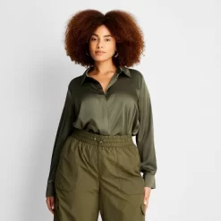 Women's Long Sleeve Button-Front Shirt - A New Day™ 22 Women's Long Sleeve Button-Front Shirt - A New Day™ -Style Haven Shop GUEST 929fc62b b842 4ff8 9a8b 65e6b3f963b3