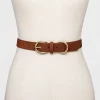 Women's Double Harness Metal Loop Belt - Universal Thread™ Cognac -Style Haven Shop GUEST 93af415d 4918 49e4 b3ac 683f99f6a28a