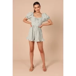 Petal And Pup Women's Clements Frill Romper -Style Haven Shop GUEST 941dbaae 2cd8 4575 910b c6bea04c30a8