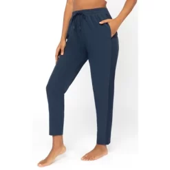 90 Degree By Reflex Womens Lightstreme Track Pant With Seersucker Side Paneling And Side Pockets -Style Haven Shop GUEST 94519b94 23b6 4a3e 8c87 5d24418ad262