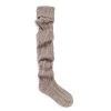 MUK LUKS Women's Cable Knit Over The Knee Socks - Driftwood/Pearl , OS (6 - 11) -Style Haven Shop GUEST 95567639 0255 4b0a a22f 688fa4966704