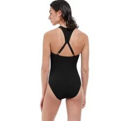 Profile By Gottex Ultimate Wave Zip Front Y Back One Piece