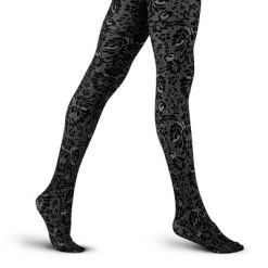 LECHERY Women's Velvety Silky Floral Tights 7 LECHERY Women's Velvety Silky Floral Tights -Style Haven Shop GUEST 965e6025 2ec6 415d 88f1 3084094e94d2