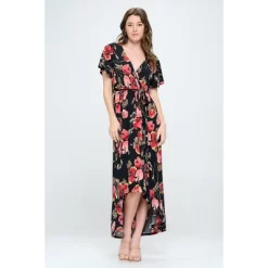 WEST K Women's Georgia Faux Wrap Dress With High-Low Hem And Tie Waist 28 WEST K Women's Georgia Faux Wrap Dress With High-Low Hem And Tie Waist -Style Haven Shop GUEST 96d6267c 185d 4d50 8bef 1ffb0f131b55