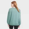 Women's Celestial Cozy Graphic Sweatshirt - Aqua Blue