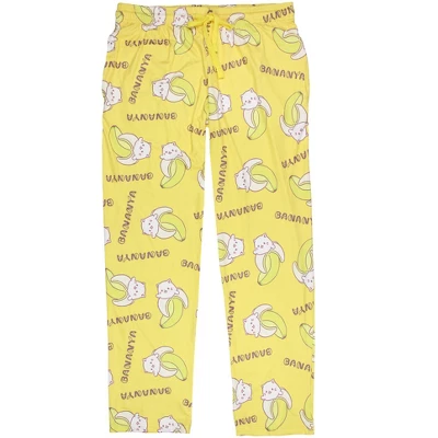Bananya Women's Bananya Cat And Title All Over Print Lounge Pajama Pants 6 Bananya Women's Bananya Cat And Title All Over Print Lounge Pajama Pants - Image 4