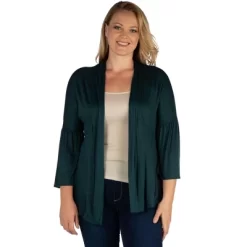 Womens Plus Size Flared Open Front Cardigan -Style Haven Shop GUEST 9874167e e1d3 4fae a646 8530841ef85c